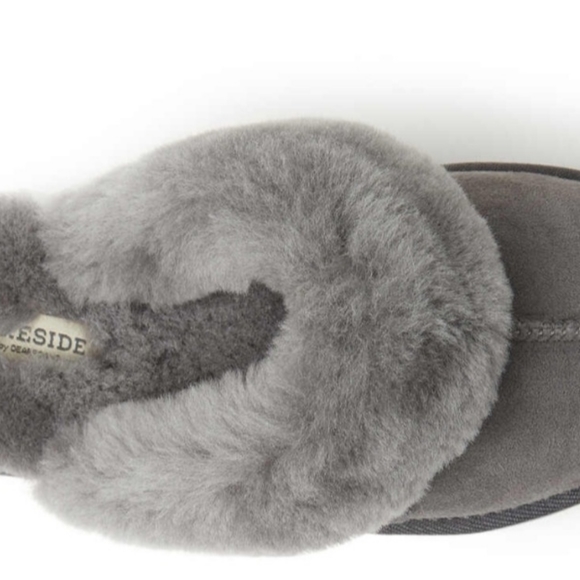 Dearfoams Fireside Genuine Sheepskin Slipper Women's 8W NWT - Picture 6 of 13